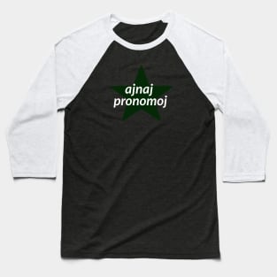 Esperanto Pronouns - Pronomoj - ajnaj pronomoj Baseball T-Shirt